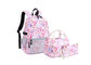 Pink Unicorn 3 Stück Leichtgewicht Schul Rucksack Mädchen Rucksack für Kinder Schultasche