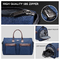 Männer-Reisetasche mit großer Kapazität Crossbody-Tasche Männer-Schulter-Tasche Leinwand-Handtasche (blau)