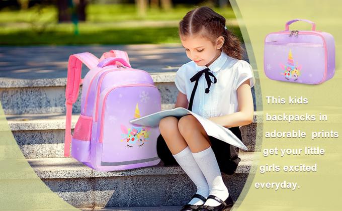 backpack for girlswith lunch bag school’s bags for girls elementary unicorn backpacks bluey backpack