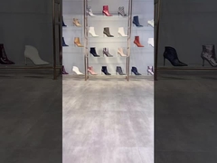 Damen Stiefel dünn Spitzen kurze Stiefel Knöchel Stiefel Casual Damen Schuhe